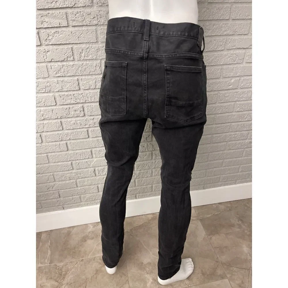 Pacsun Men’s Black Stacked Skinny Jeans Size 36 x 32
